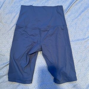 Grey blue Biker Shorts